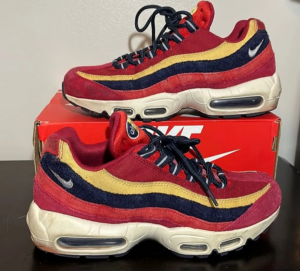 Alternative view of Giày Nike Air Max 95 Premium 'Red Crush' 538416-603