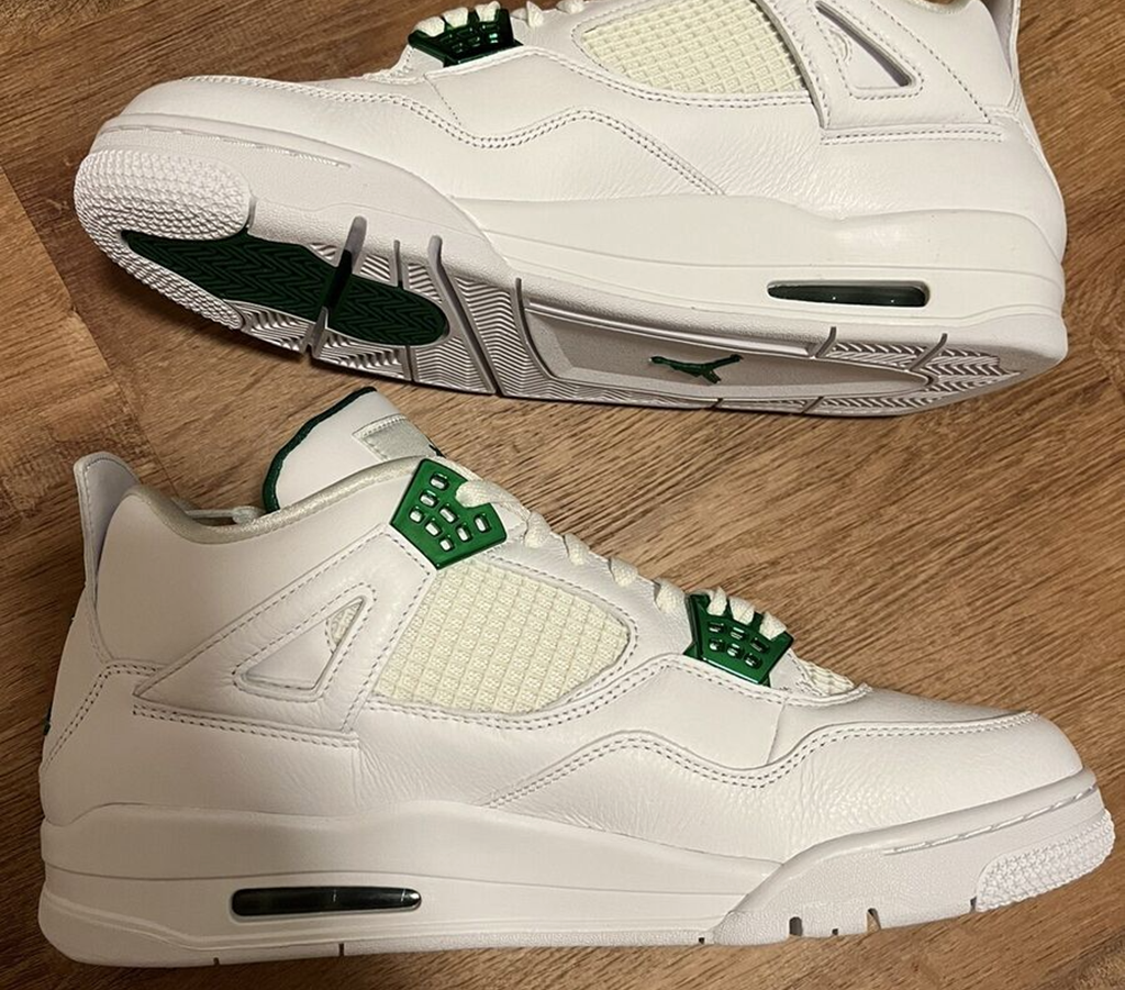 Giày Nike Air Jordan 4 Retro 'Metallic Green' CT8527-113 - Ảnh 3
