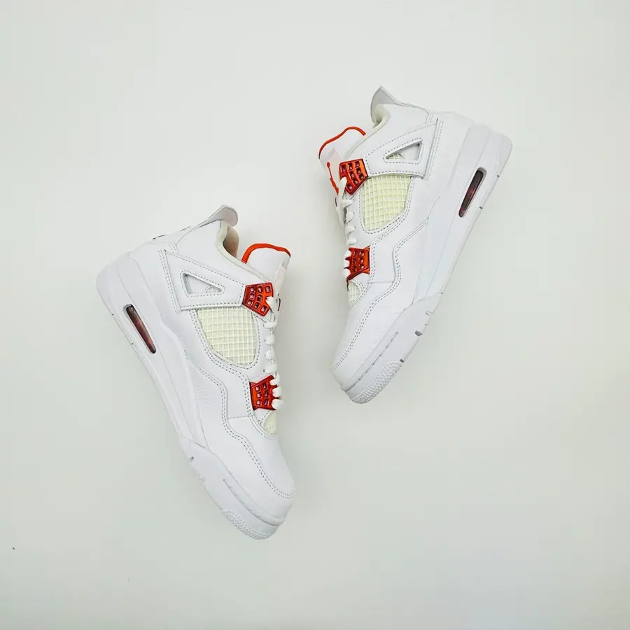 Giày Nike Air Jordan 4 Retro 'Orange Metallic' CT8527-118 - Ảnh 5