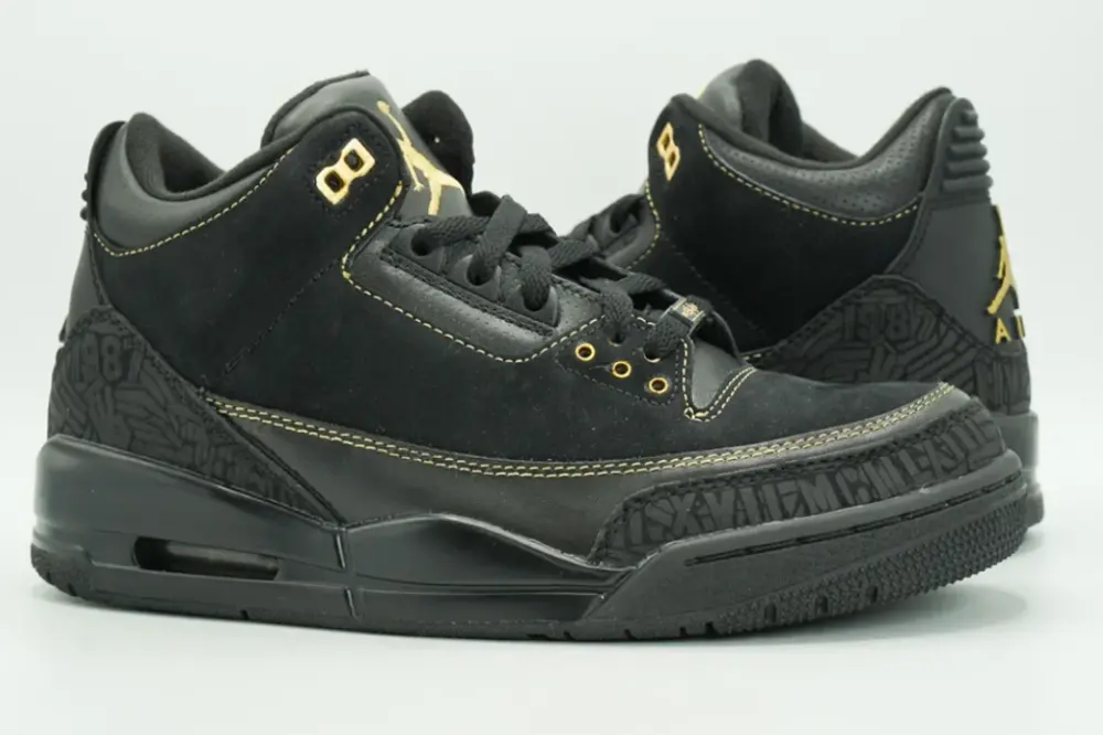 Giày Nike Air Jordan 3 'Black History Month' 455657-001 - Ảnh 4
