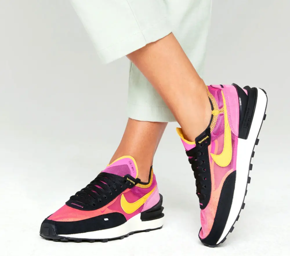 Giày Nike Wmns Waffle One 'Active Fuchsia' DC2533-600 - Ảnh 3
