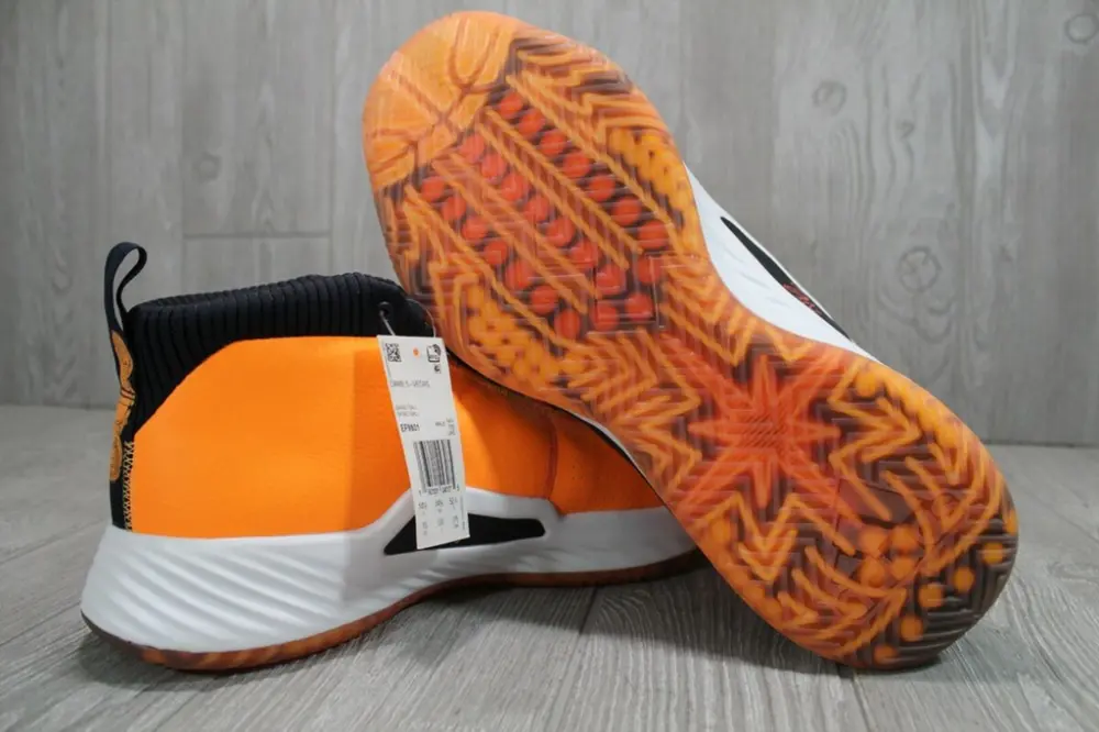 Alternative view of Giày Adidas Dame 5 'Flash Orange' EF9801