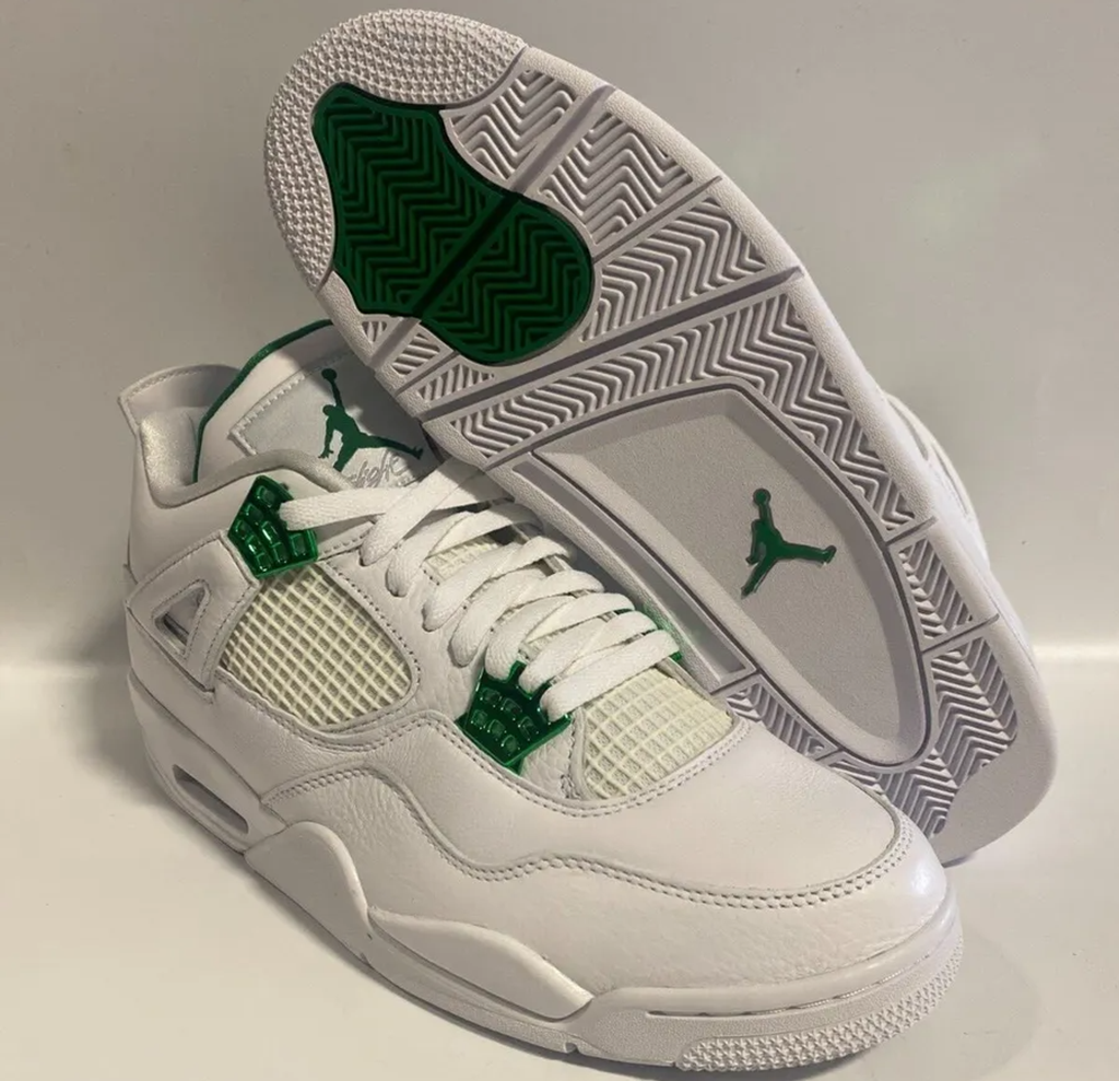 Giày Nike Air Jordan 4 Retro 'Metallic Green' CT8527-113 - Ảnh 4