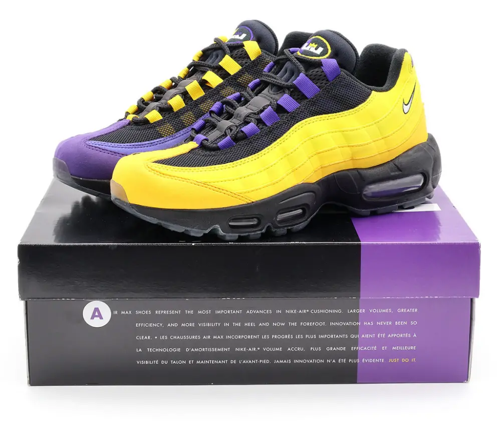 Alternative view of Giày Nike LeBron James x Air Max 95 NRG 'Lakers' CZ3624-001