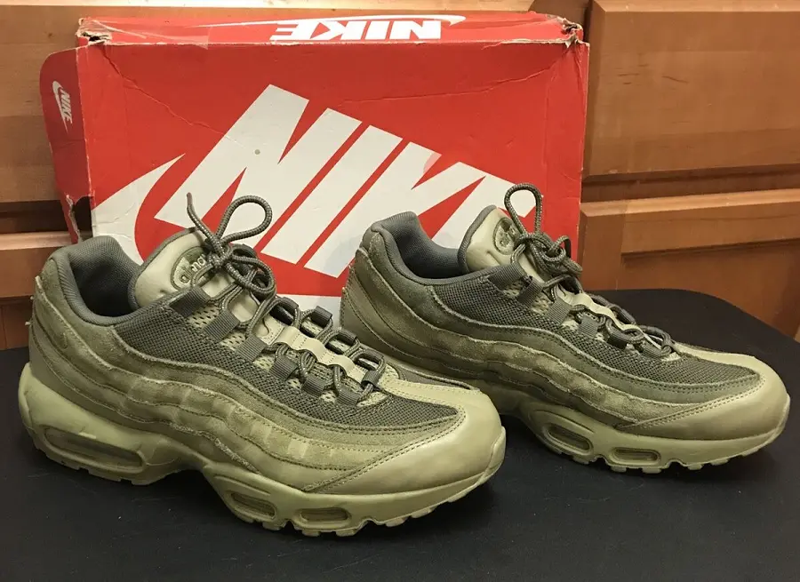 Alternative view of Giày Nike Air Max 95 Premium 'Neutral Olive' 538416-201