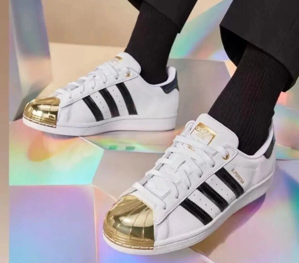 Giày Adidas SuperStar Metal Toe 'White x Black x Gold' FV3310 - Ảnh 7