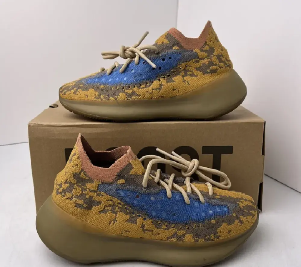 Giày Adidas Yeezy Boost 380 'Blue Oat Reflective' FX9847 - Ảnh 4