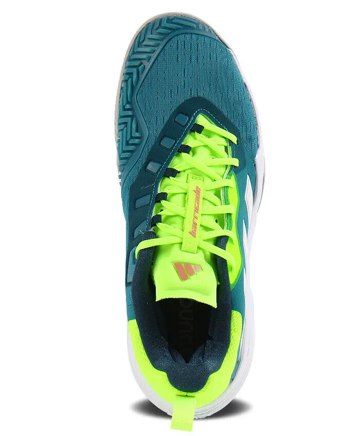 Alternative view of Giày Adidas Barricade White Green ID1553