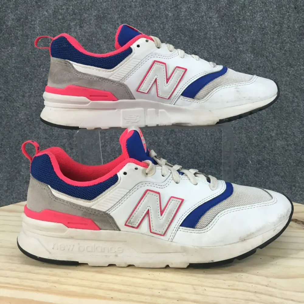 Giày New Balance 997 'White Pink Blue' CM997HAJ - Ảnh 5