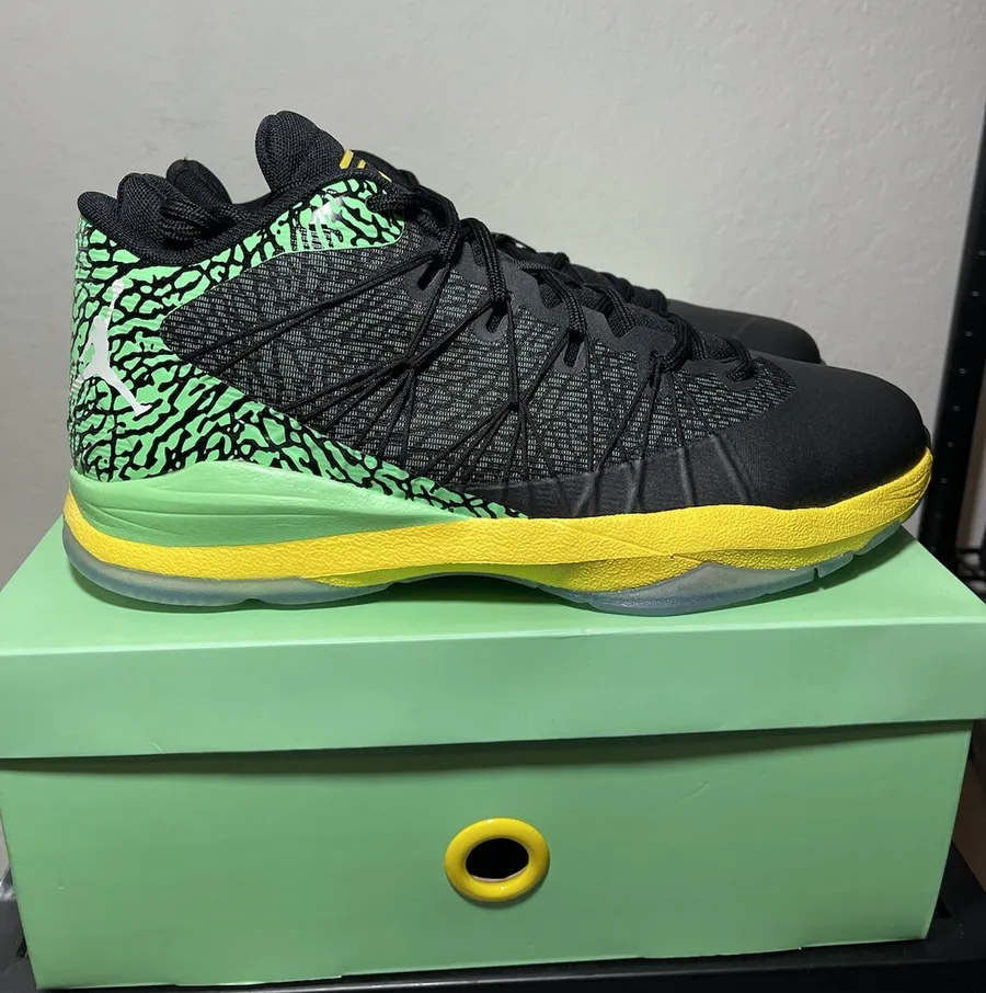 Giày Nike Jordan CP3 III Brazil 'Black Green Yellow' 687913-720 - Ảnh 3
