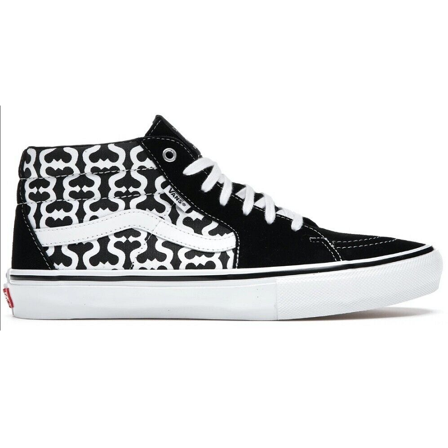 Giày Vans Skate Grosso Mid x Supreme Monogram S 'Black' VN0A5KS15XH