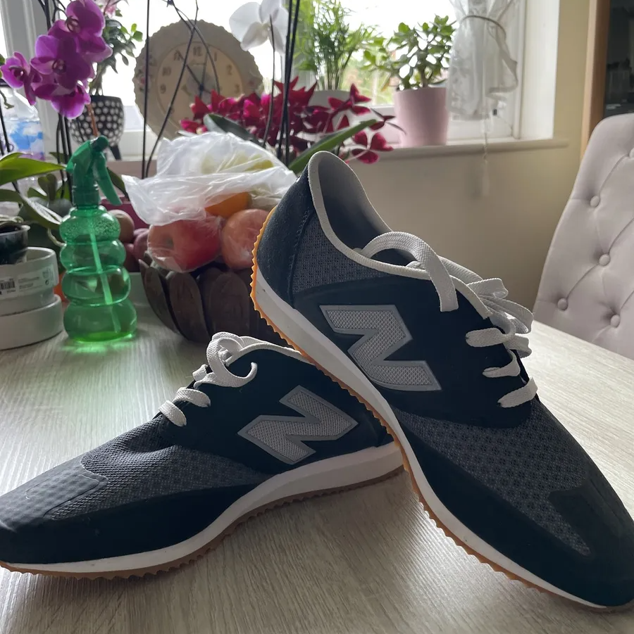 Giày New Balance 320 Low-top 'Black Gray' U320MBG - Ảnh 4