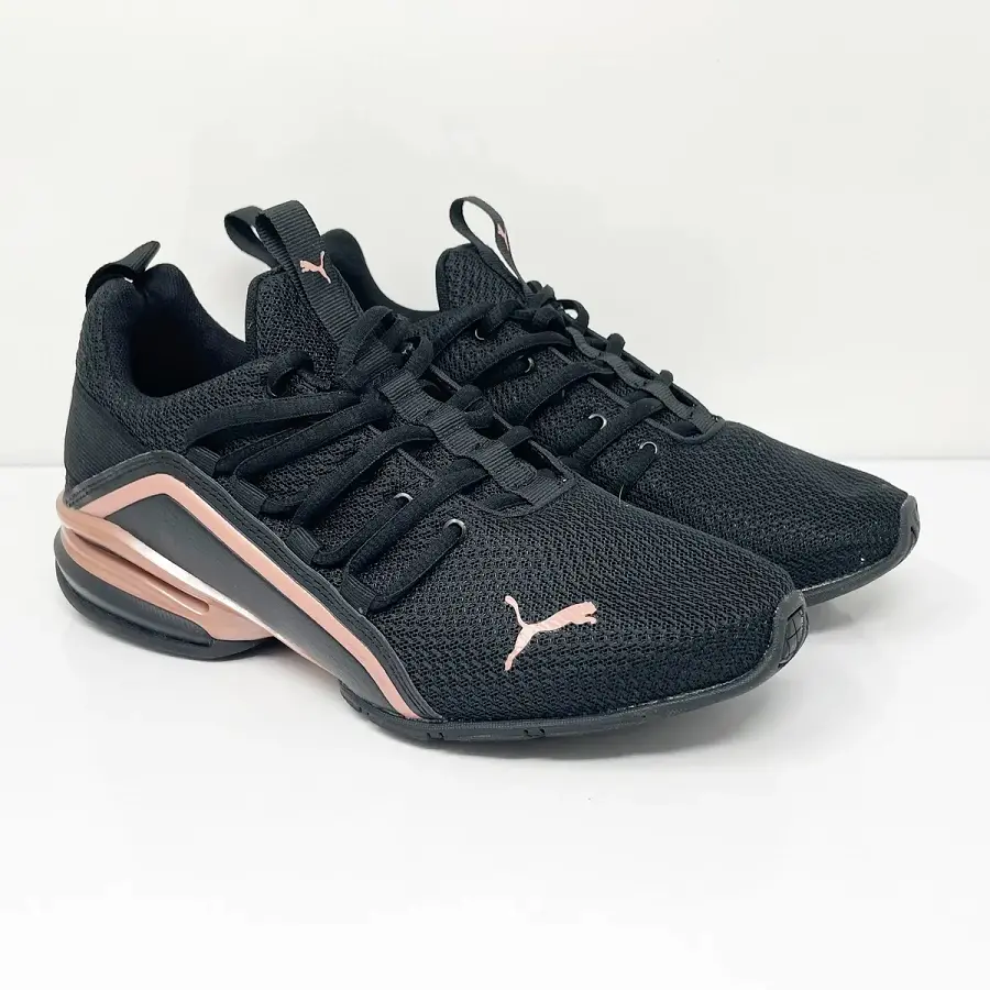Giày Puma Axelion Metallic 'Black Rose Gold' 376023-01 - Ảnh 4