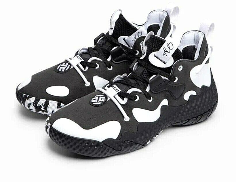 Giày Adidas Harden Vol. 6 J 'Black White' GV8775 - Ảnh 3