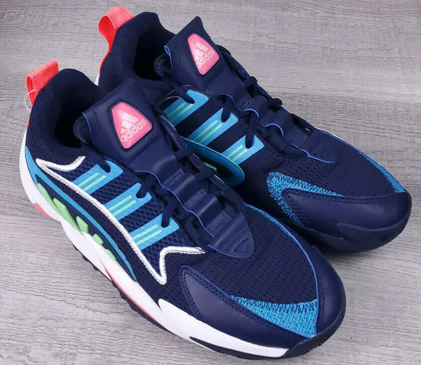 Giày Adidas Crazy BYW 2.0 'Collegiate Navy Signal Cyan' FY2207 - Ảnh 3