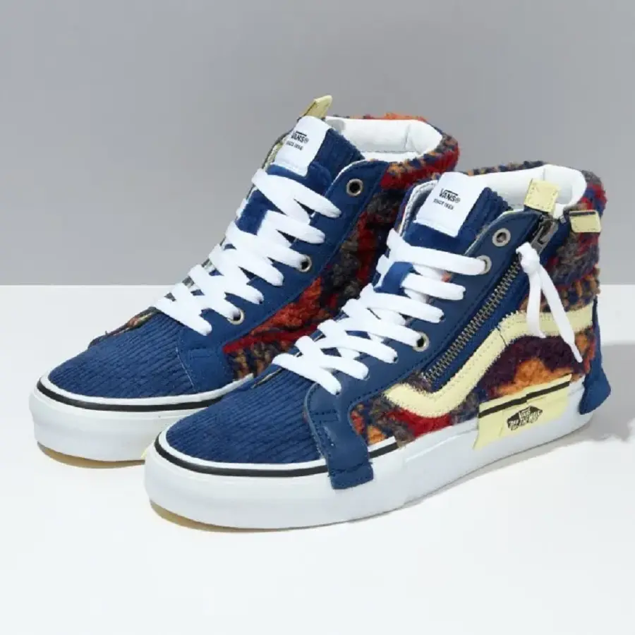 Giày Vans Shoes Skate shoes 'Blue Red' VN0A3WM1ABG - Ảnh 4