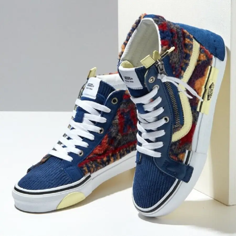 Giày Vans Shoes Skate shoes 'Blue Red' VN0A3WM1ABG - Ảnh 3