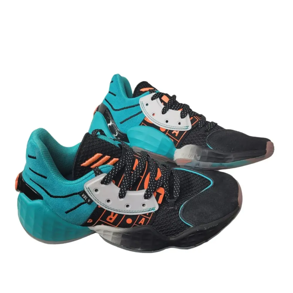 Alternative view of Giày Adidas Harden Geek Up J 'Signal Coral' FW4340