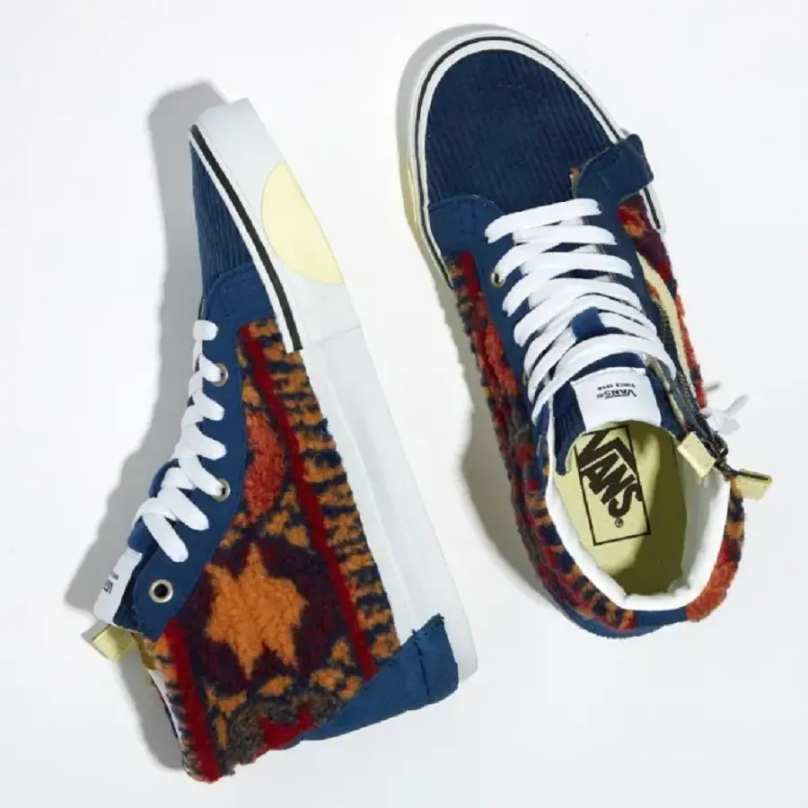 Giày Vans Shoes Skate shoes 'Blue Red' VN0A3WM1ABG - Ảnh 5