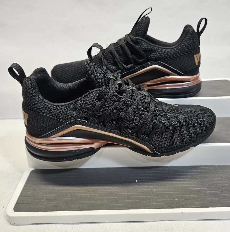 Giày Puma Axelion Metallic 'Black Rose Gold' 376023-01 - Ảnh 3