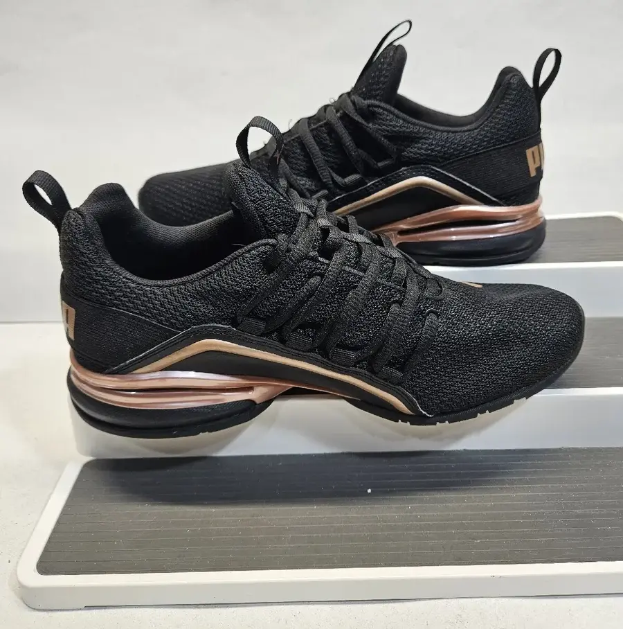Giày Puma Axelion Metallic 'Black Rose Gold' 376023-01 - Ảnh 3