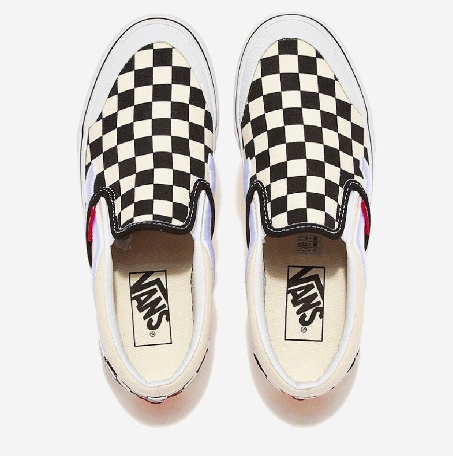 Giày Vans Classic Slip-on 'Black Checkerboard' VN000BW3BKC - Ảnh 2