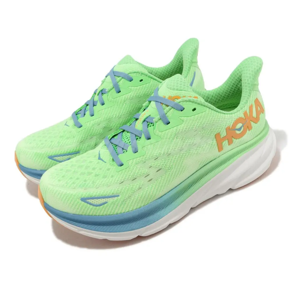 Giày Hoka Clifton 9 2E Wide Lemon Green 1132210-ZLGL - Ảnh 3