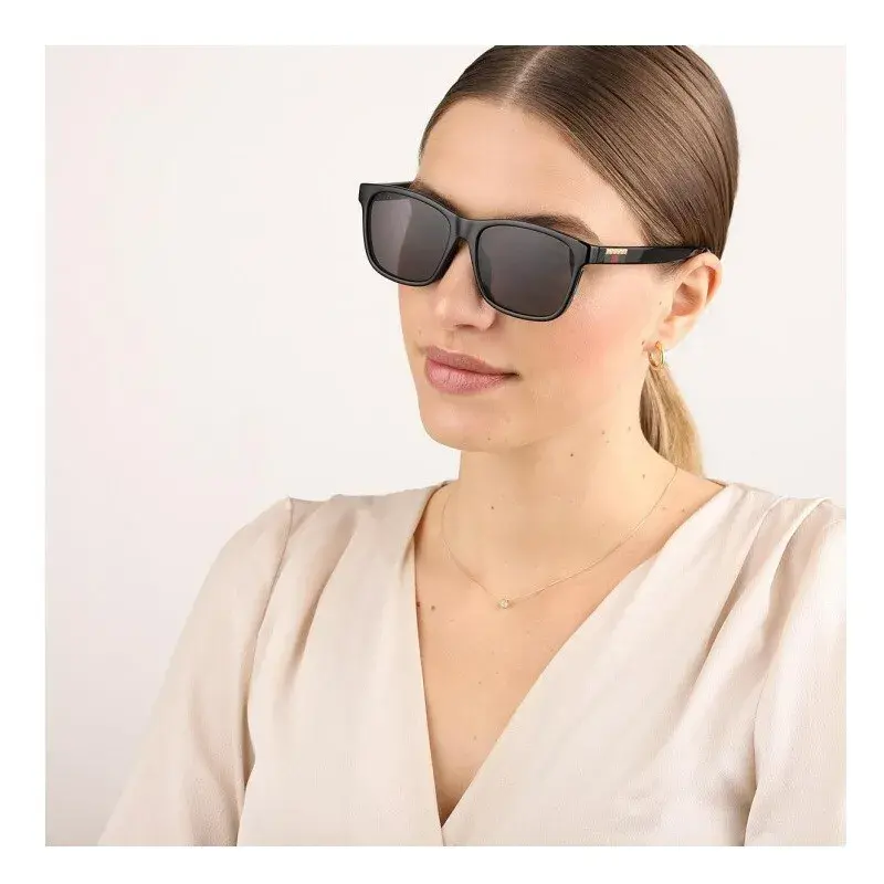 Alternative view of Kính Gucci Square Sunglasses Black Yellow GG0746SA-002-57
