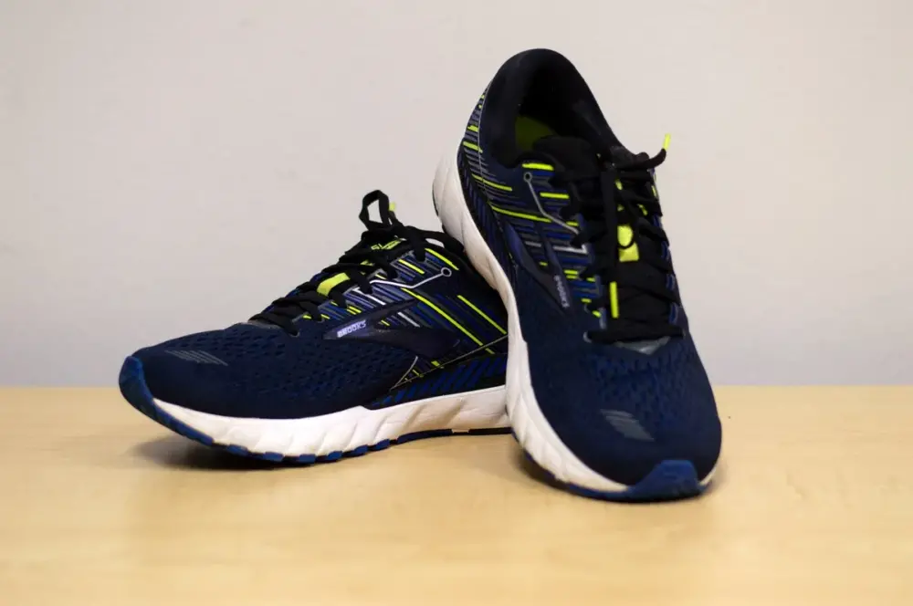 Giày Brooks Adrenaline GTS 19 Black Blue Nightlif 1102941D-069 - Ảnh 4