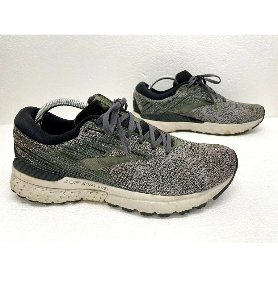 Giày Brooks Adrenaline GTS 19 Black Green Gray 1102941D-017 - Ảnh 2