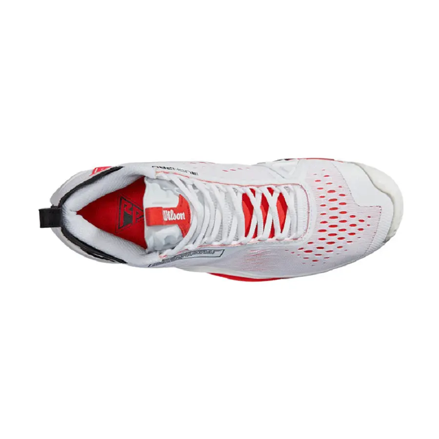 Giày Wilson Rush Pro Tour MID 'White Black Red' WRS330610 - Ảnh 5