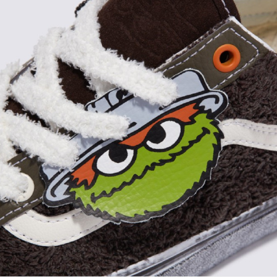 Giày Vans x Sesame Street 'Oscar the Grouch' VN0A54F6YJ7 - Ảnh 4