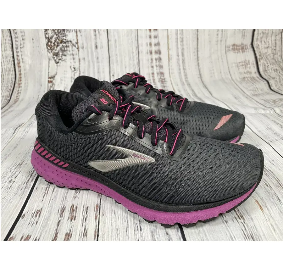 Giày Brooks Adrenaline GTS 20 Wide 'Black Purple' 1202961D-062 - Ảnh 3