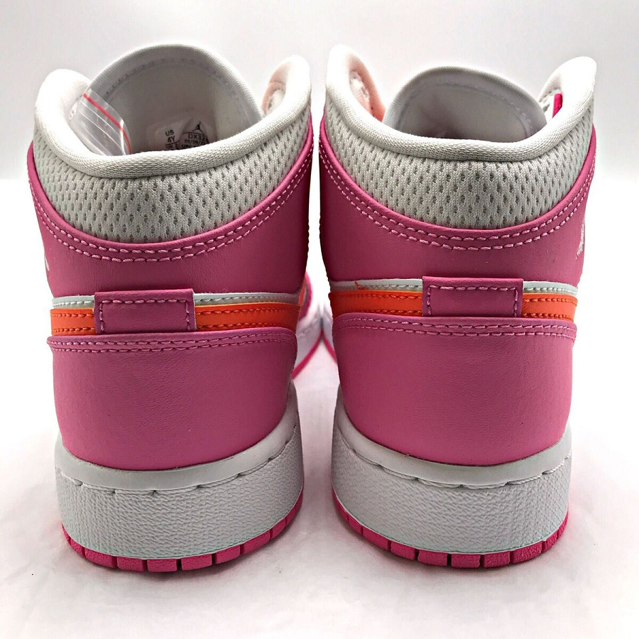 Giày Nike Air Jordan 1 Mid 'Pinksicle Safety Orange' DX3240-681 - Ảnh 4