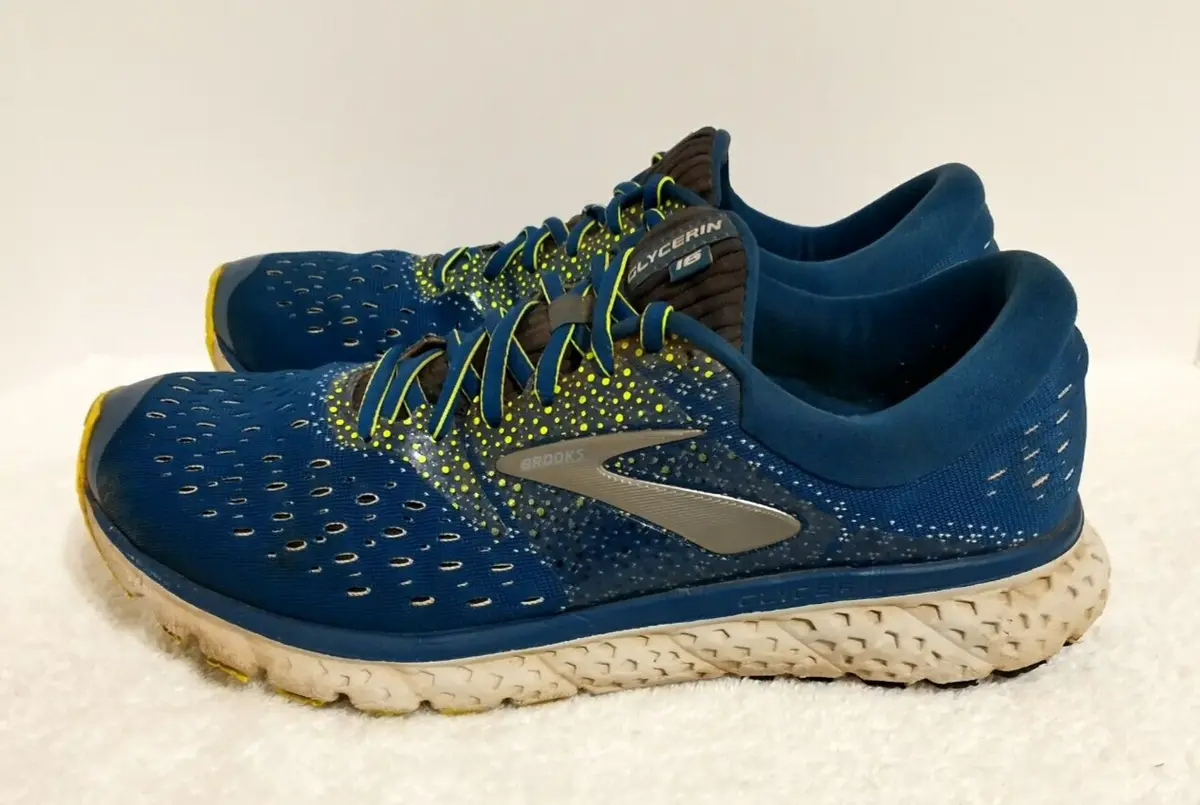 Giày Brooks Glycerin 16 Blue Yellow 1102891D-429 - Ảnh 6