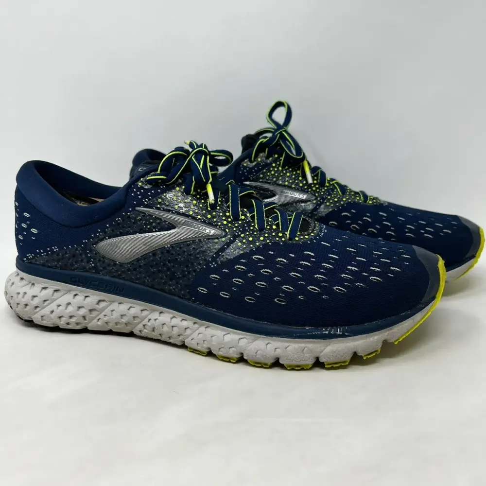 Alternative view of Giày Brooks Glycerin 16 Blue Yellow 1102891D-429