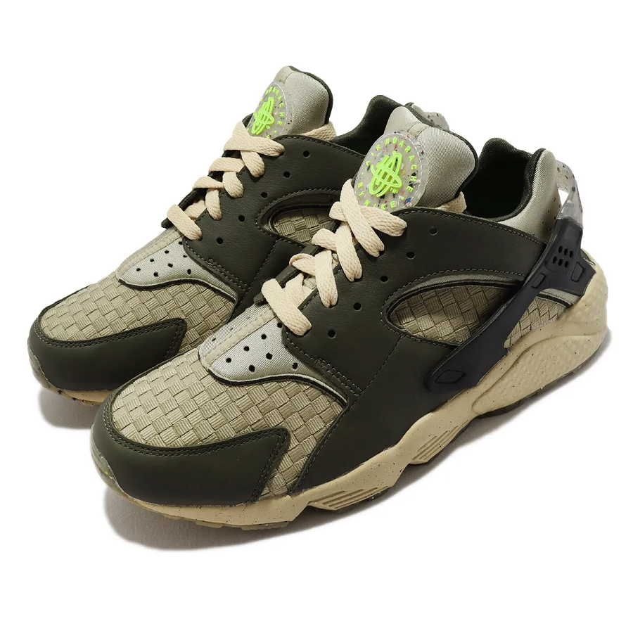 Giày Nike Air Huarache 'Crater Cargo Khaki Limestone' DM0863-300 - Ảnh 4