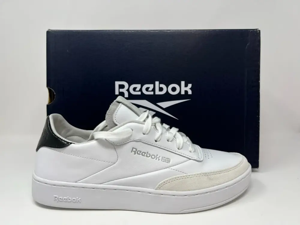 Giày Reebok Womens Club C clean White Black GY1383 - Ảnh 5