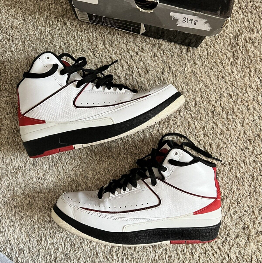 Giày Nike Air Jordan 2 Retro QF 'Varsity Red' 2010 395709-101 - Ảnh 3