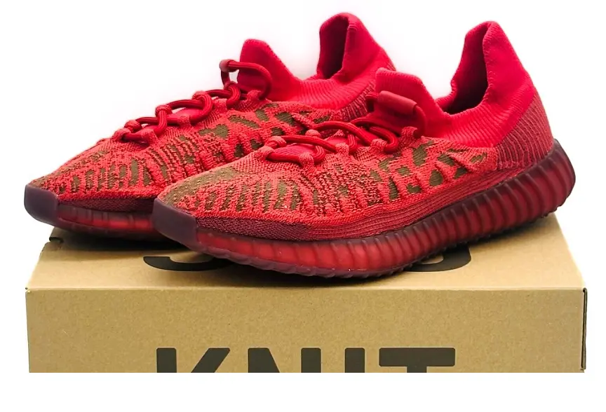 Alternative view of Giày Adidas Yeezy Boost 350 V2 CMPCT 'Slate Red' GW6945