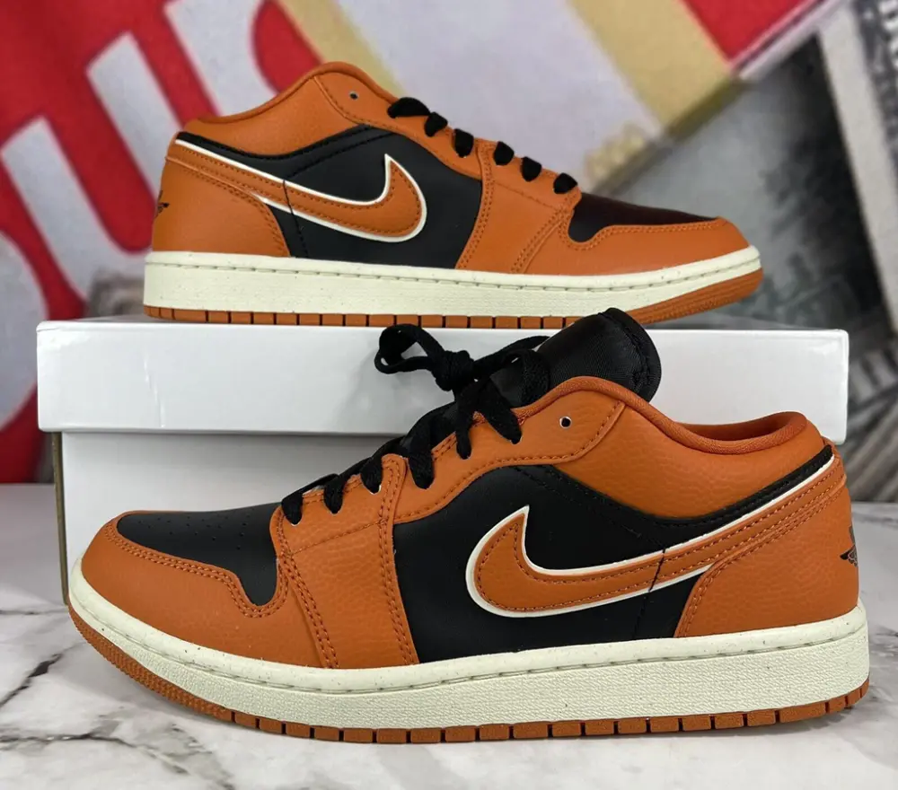 Giày Nike Air Jordan 1 Low 'Sport Spice Black' DV1299-800 - Ảnh 5