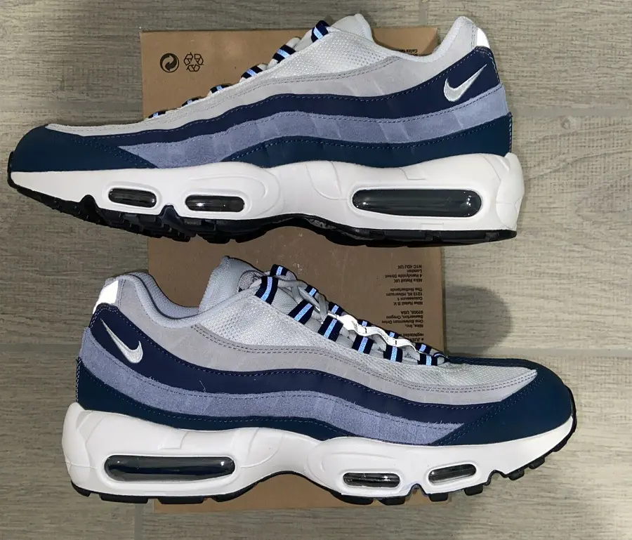 Giày Nike Air Max 95 'Navy Grey White' DC9412-400 - Ảnh 5