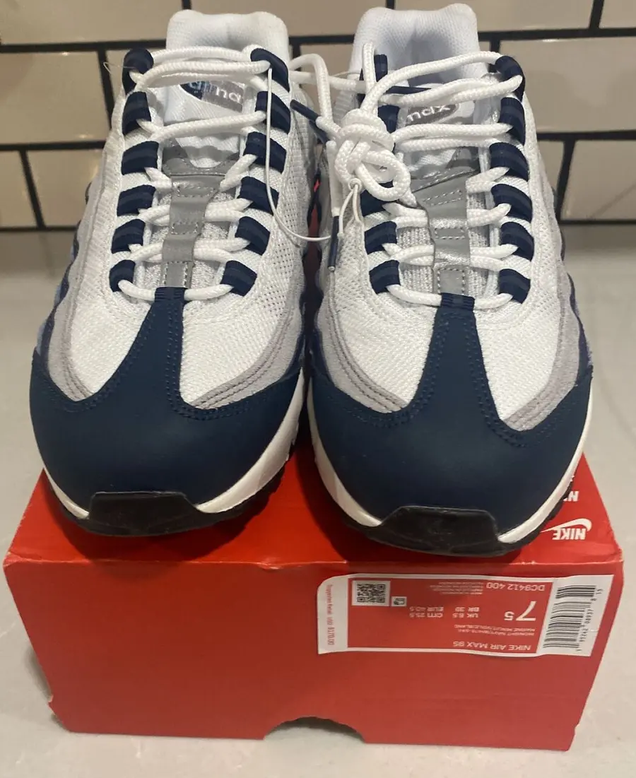 Giày Nike Air Max 95 'Navy Grey White' DC9412-400 - Ảnh 3