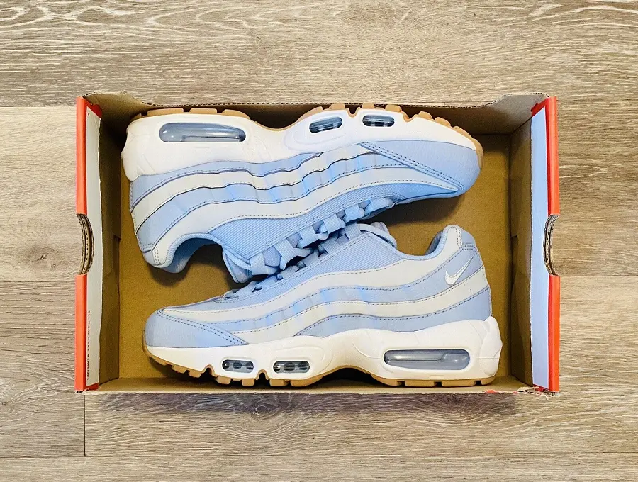 Giày Nike Air Max 95 'Baby Blue Royal Tint Pure Platinum' 307960-403 - Ảnh 6