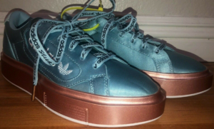 Alternative view of Giày Adidas Wmns Sleek Super 'White Copper Metallic' EF4949