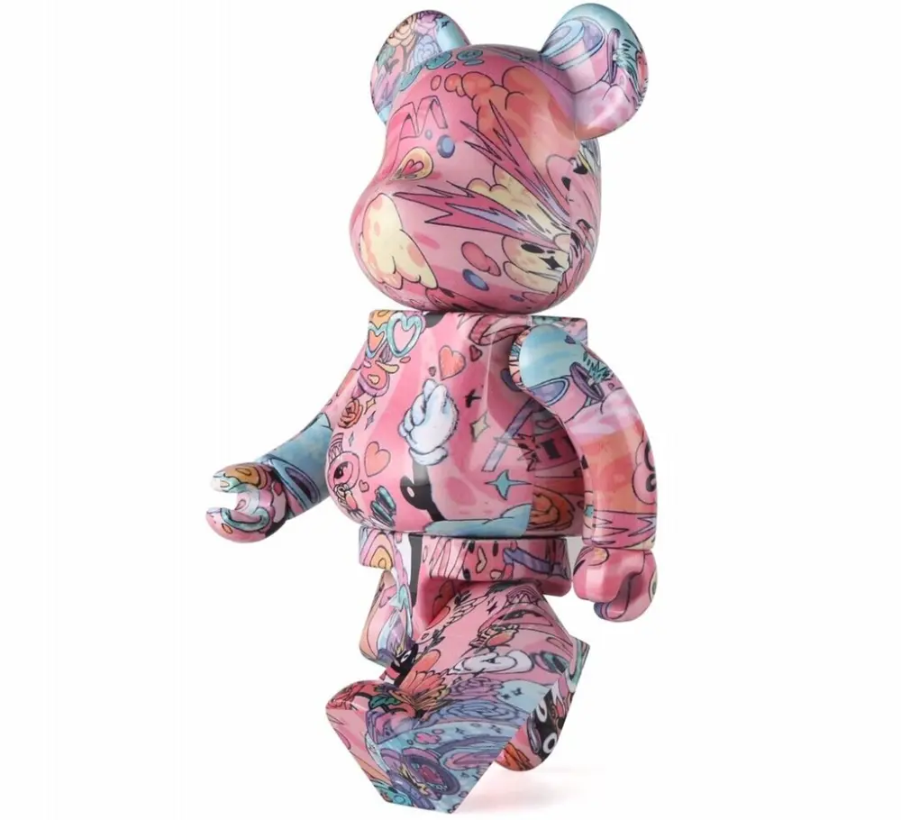 Mô Hình Bearbrick x QQ Valentine Limited Edition 520 - Ảnh 4