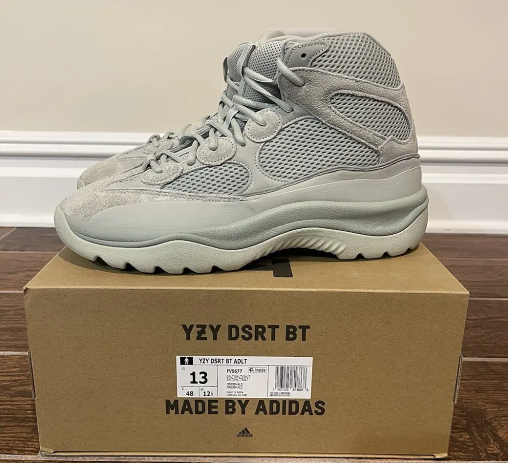 Giày Adidas Yeezy Desert Boot 'Salt' FV5677 - Ảnh 8