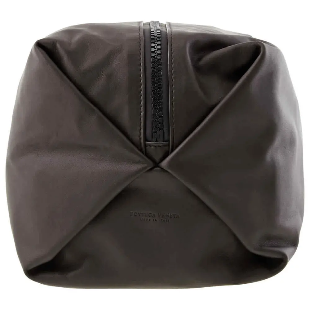 Túi Bottega Veneta Men's Black Wash Pouch 'Black' 629675-VA9V3-2142 - Ảnh 3
