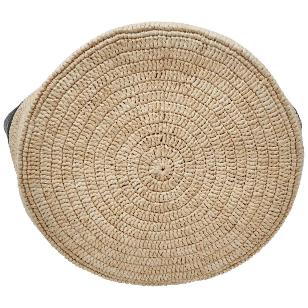 Alternative view of Túi Celine Raffia And Calfskin 'Black Gold' 190002BMM-38NO