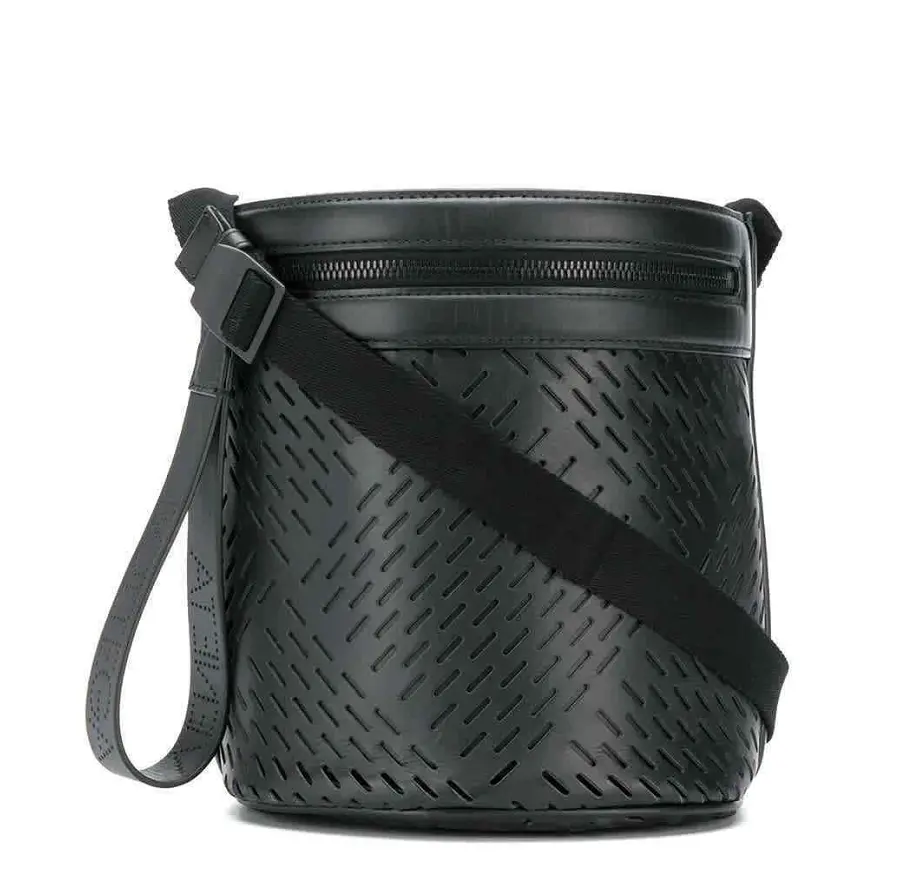 Túi Bottega Veneta Perforated Messenger Bag 'Black' 578544-VBOY1-1000